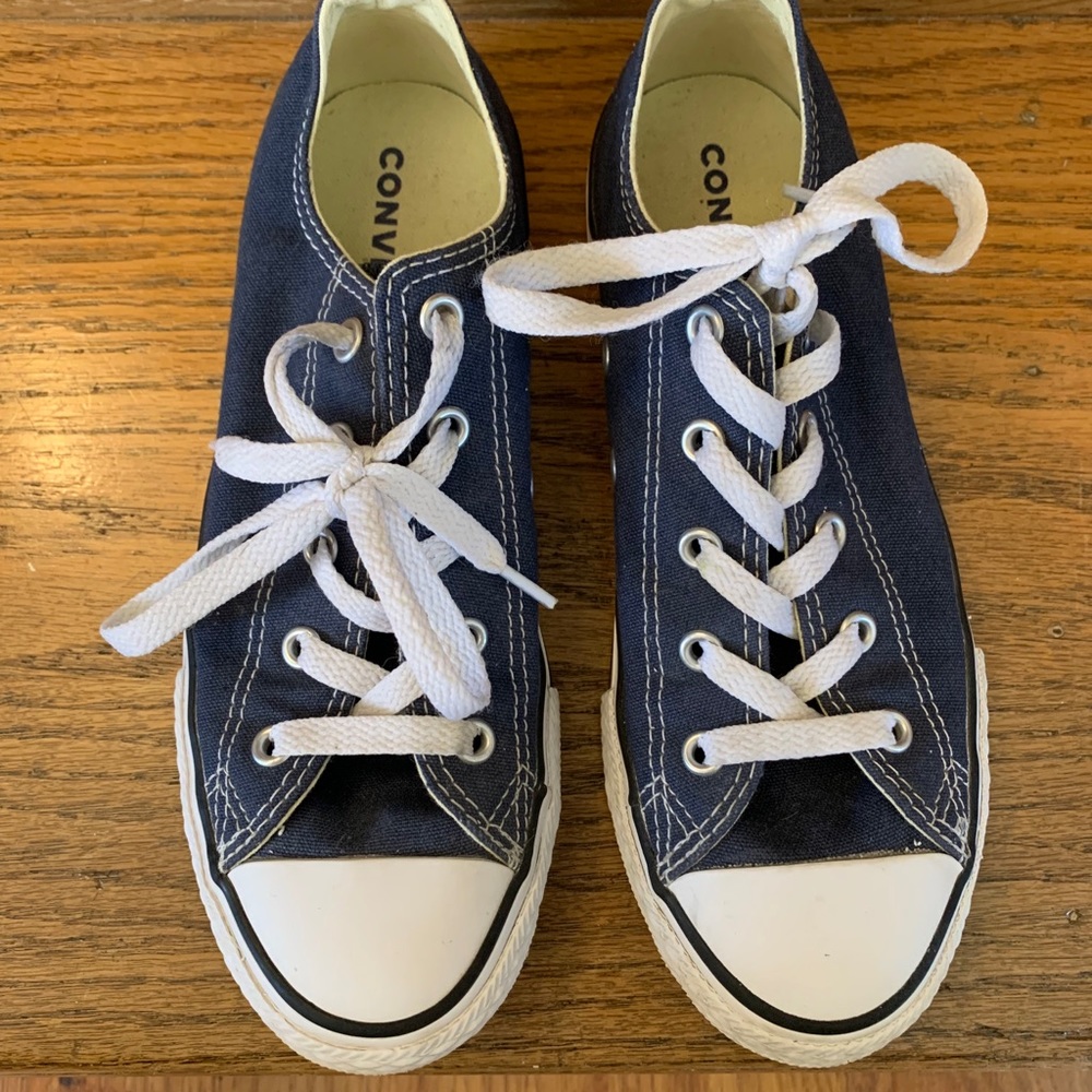Boy Navy Converse